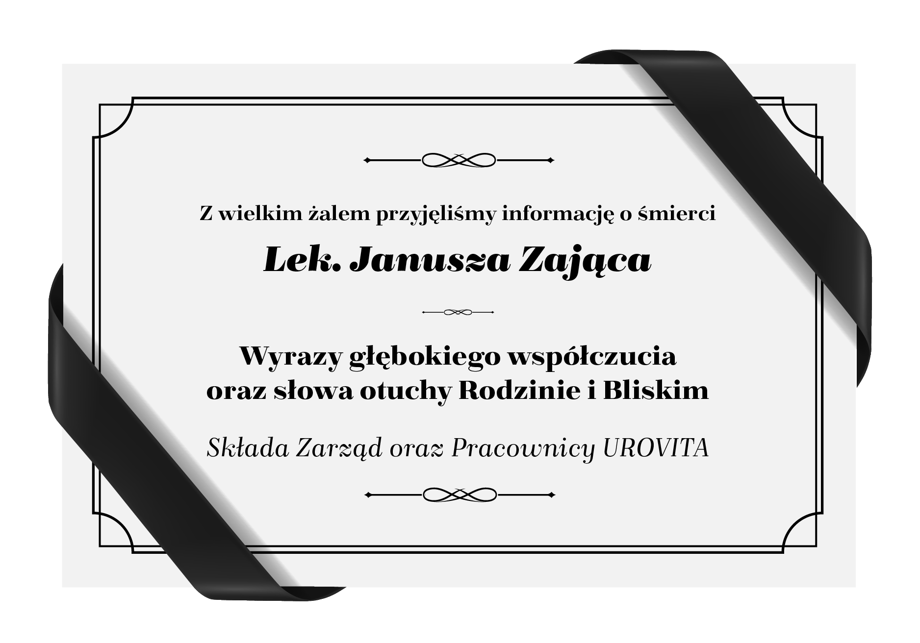 Pożegnanie Lek. Janusza Zająca